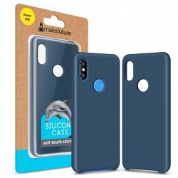 MakeFuture Накладка Silicone Case Xiaomi Mi8 Blue